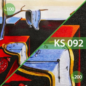 KS092 - Matt fehér festővászon 245