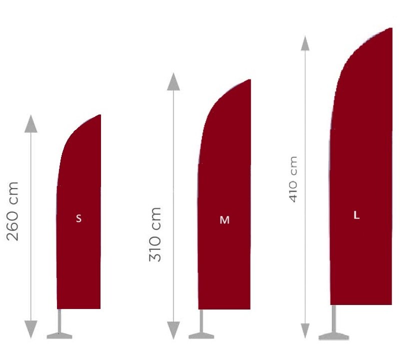 Beach flag Standard S